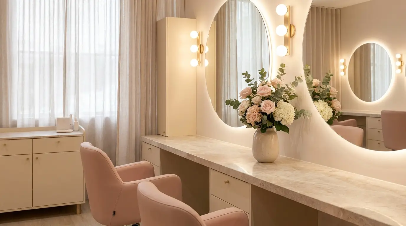 Nail and beauty salon interior — representative image